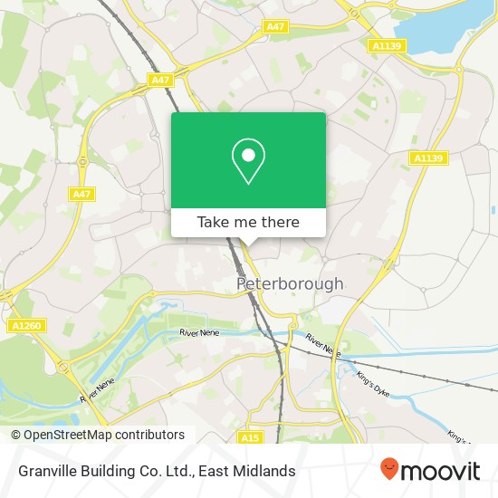 Granville Building Co. Ltd. map