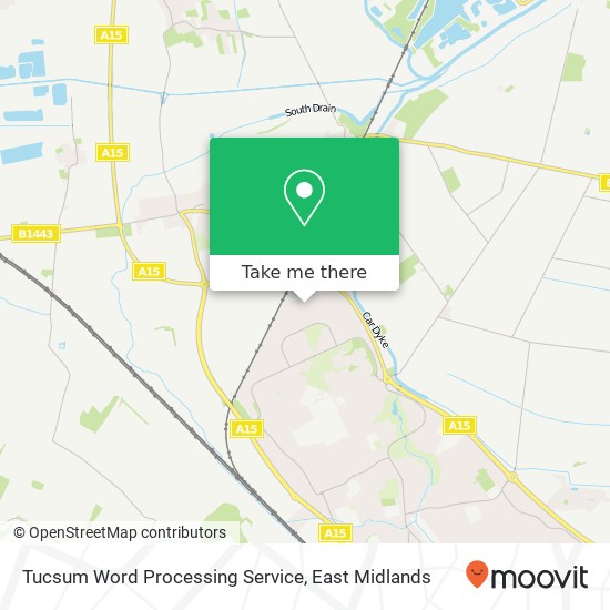 Tucsum Word Processing Service map