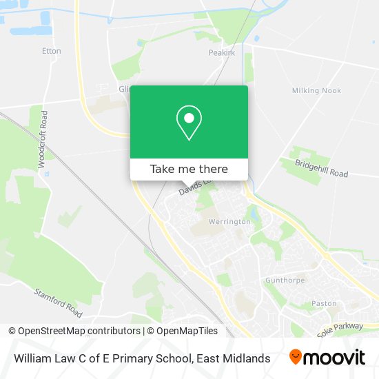 William Law C of E Primary School map
