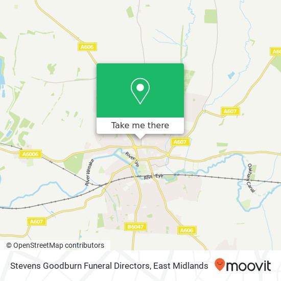 Stevens Goodburn Funeral Directors map