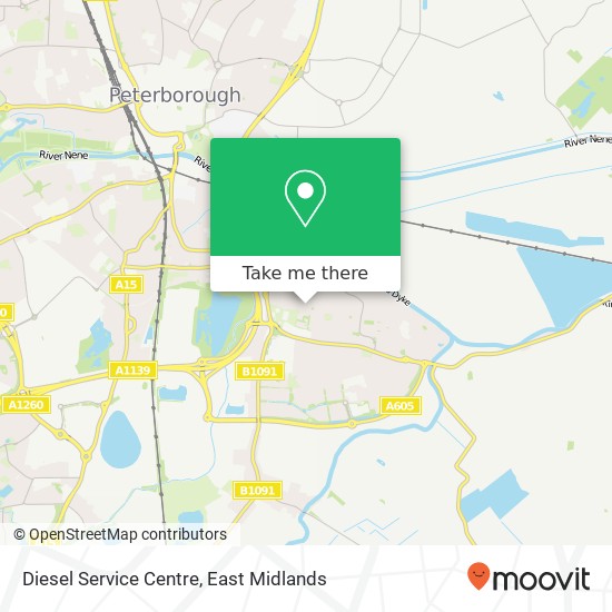 Diesel Service Centre map