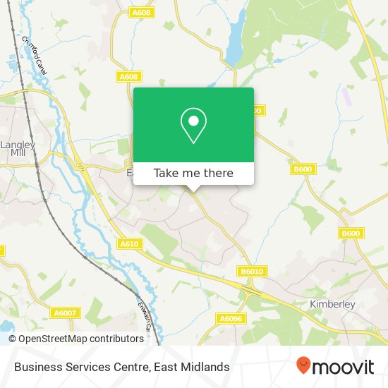 Business Services Centre map