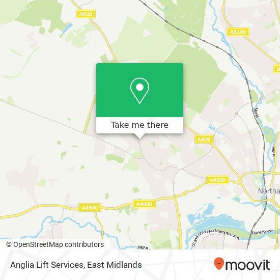 Anglia Lift Services map