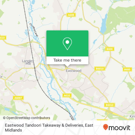 Eastwood Tandoori Takeaway & Deliveries map
