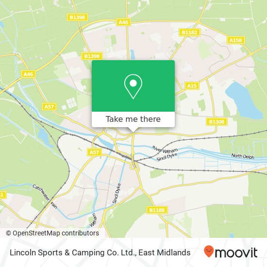 Lincoln Sports & Camping Co. Ltd. map