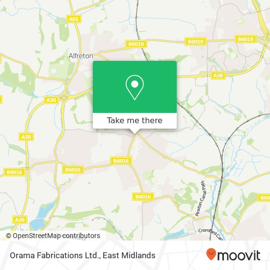 Orama Fabrications Ltd. map