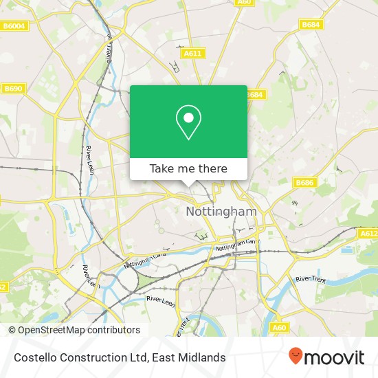 Costello Construction Ltd map