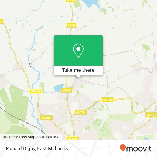 Richard Digby map