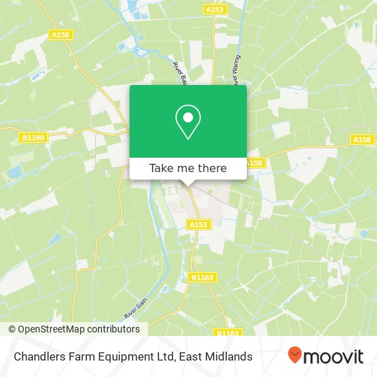 Chandlers Farm Equipment Ltd map