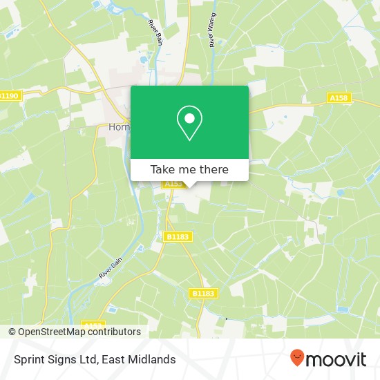 Sprint Signs Ltd map