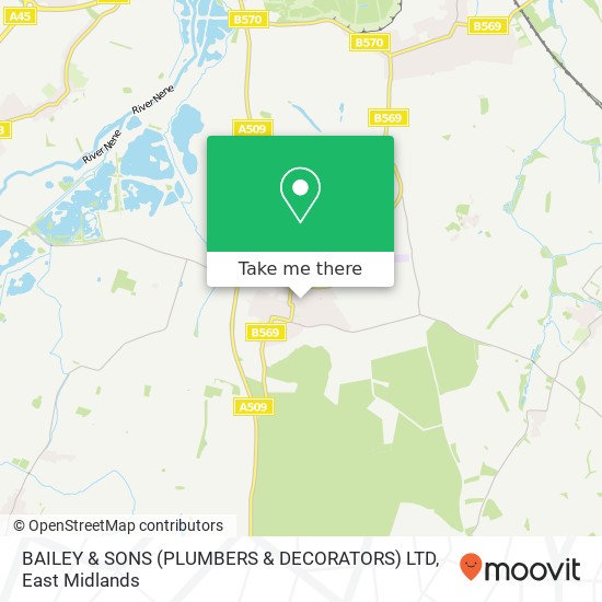 BAILEY & SONS (PLUMBERS & DECORATORS) LTD map