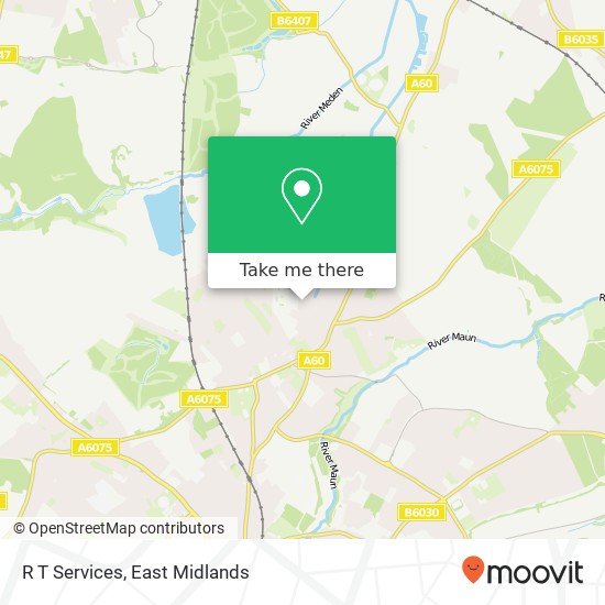 R T Services map