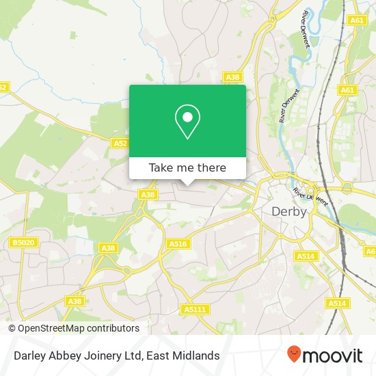 Darley Abbey Joinery Ltd map
