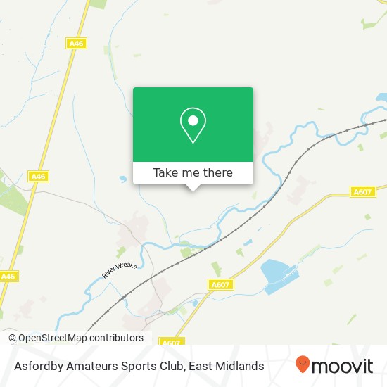 Asfordby Amateurs Sports Club map