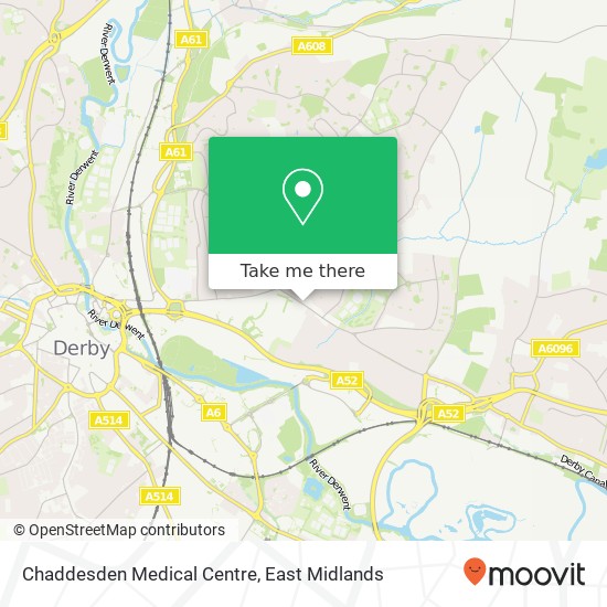 Chaddesden Medical Centre map