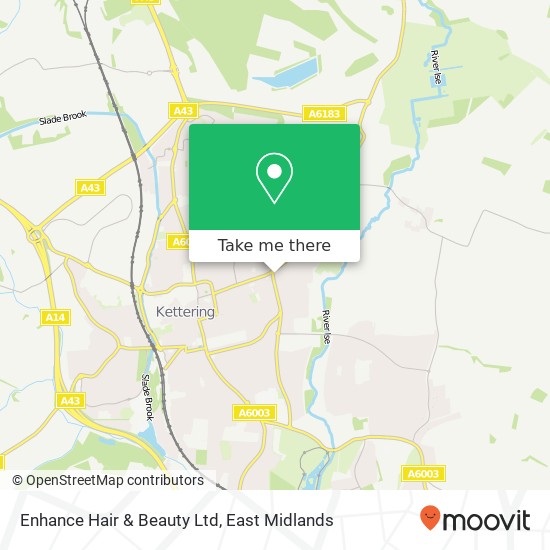 Enhance Hair & Beauty Ltd map