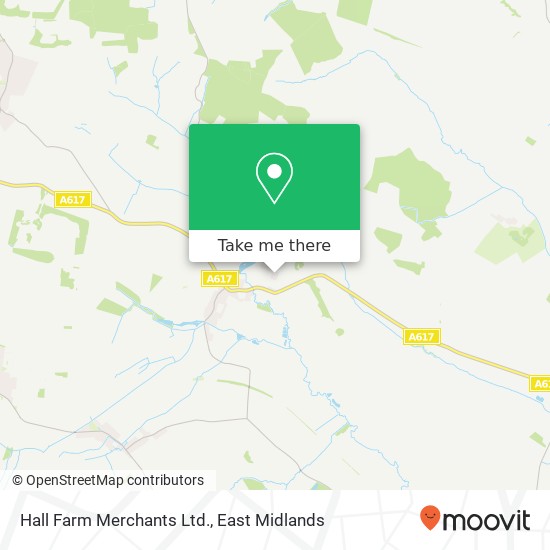 Hall Farm Merchants Ltd. map