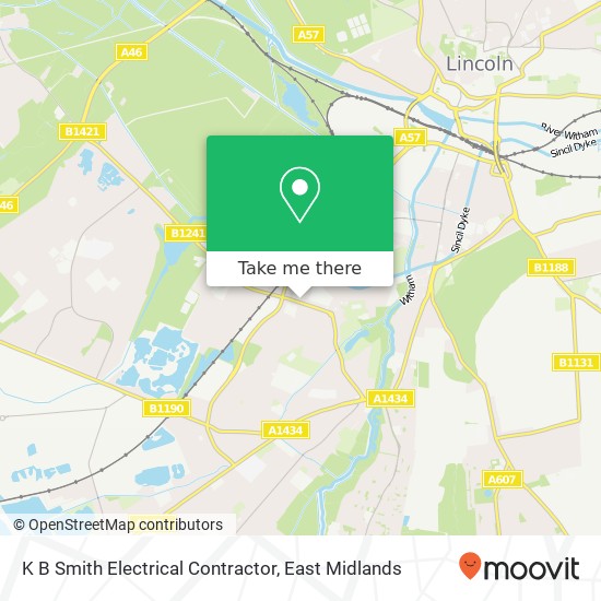 K B Smith Electrical Contractor map