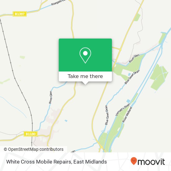 White Cross Mobile Repairs map