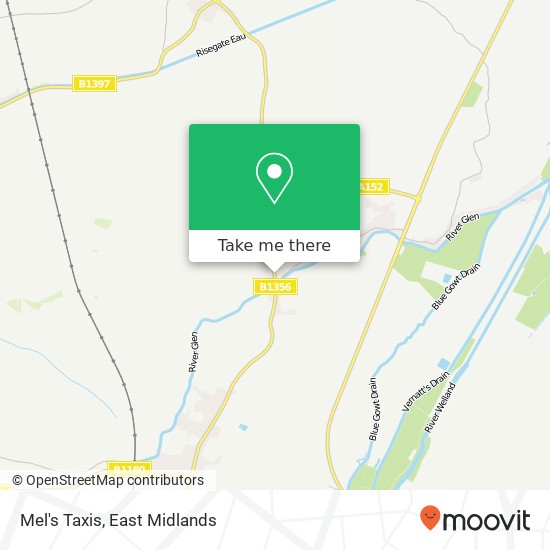 Mel's Taxis map