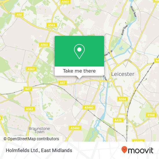 Holmfields Ltd. map