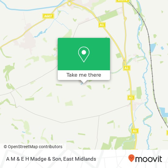 A M & E H Madge & Son map