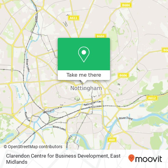 Clarendon Centre for Business Development map