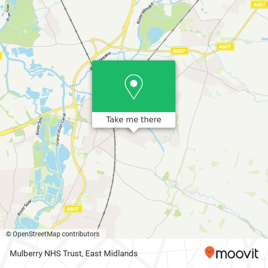 Mulberry NHS Trust map