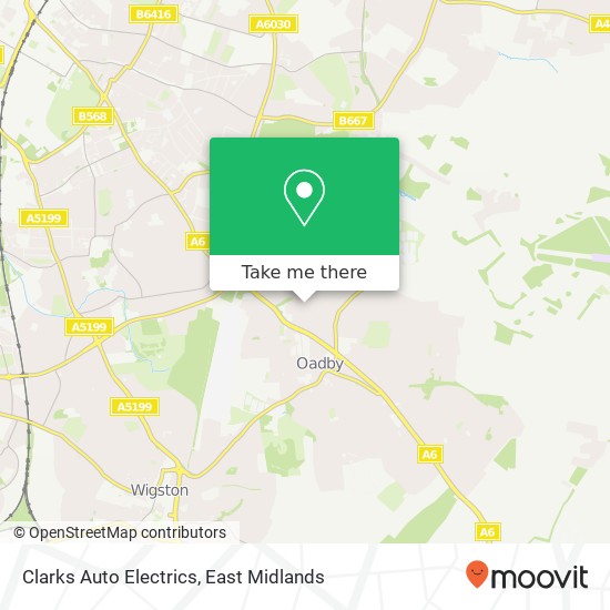 Clarks Auto Electrics map