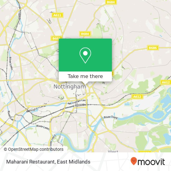 Maharani Restaurant map