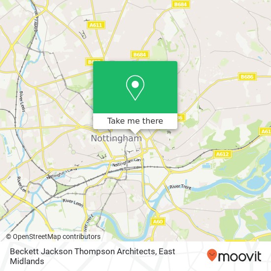 Beckett Jackson Thompson Architects map