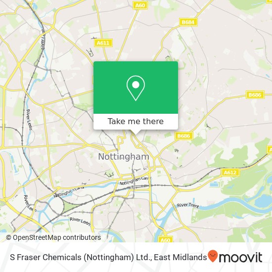 S Fraser Chemicals (Nottingham) Ltd. map