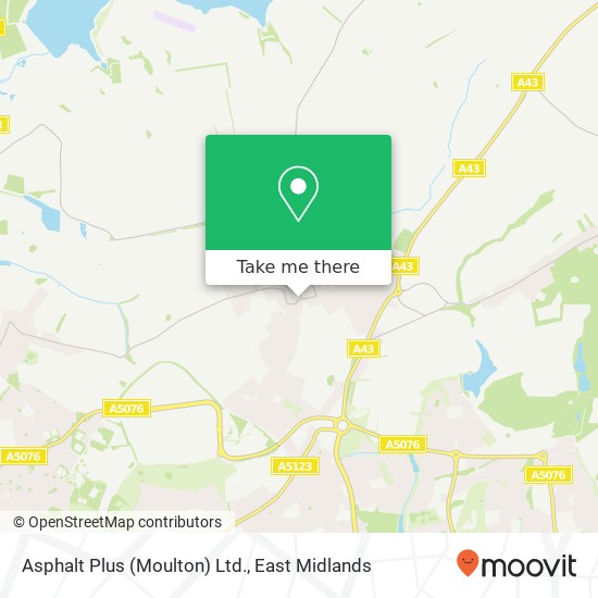Asphalt Plus (Moulton) Ltd. map