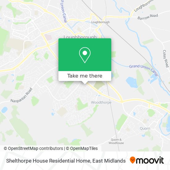 Shelthorpe House Residential Home map