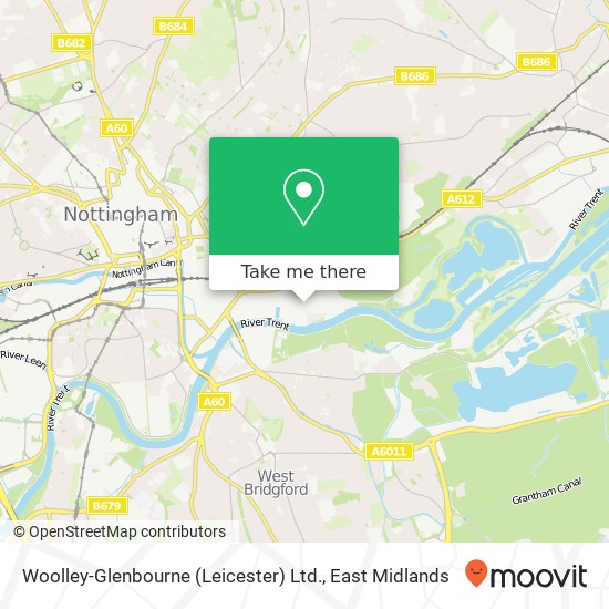 Woolley-Glenbourne (Leicester) Ltd. map