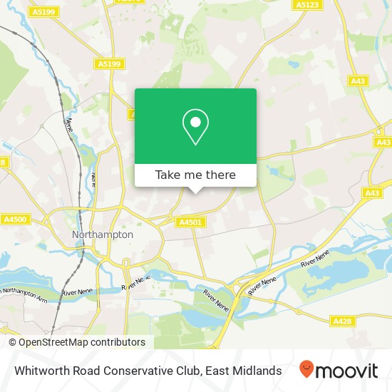 Whitworth Road Conservative Club map