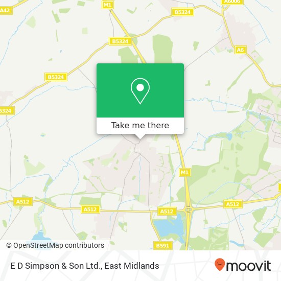 E D Simpson & Son Ltd. map