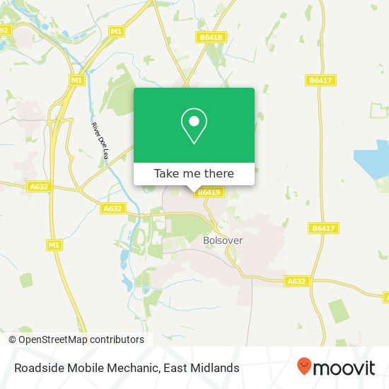 Roadside Mobile Mechanic map
