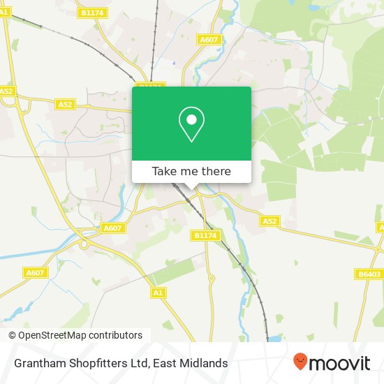Grantham Shopfitters Ltd map