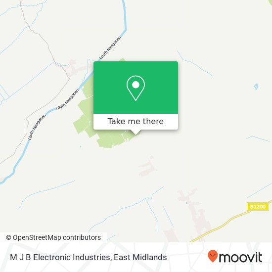 M J B Electronic Industries map