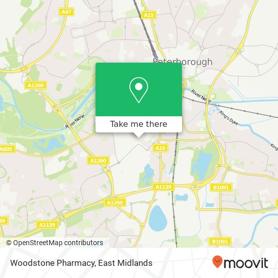 Woodstone Pharmacy map
