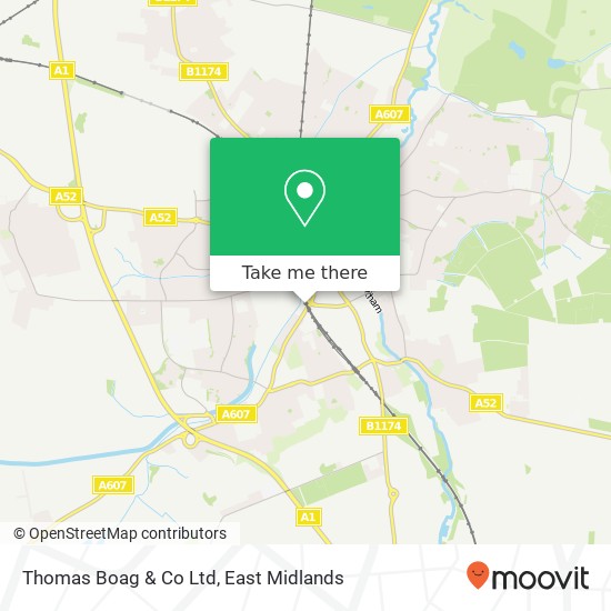 Thomas Boag & Co  Ltd map