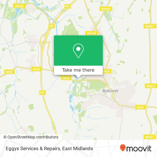 Eggys Services & Repairs map