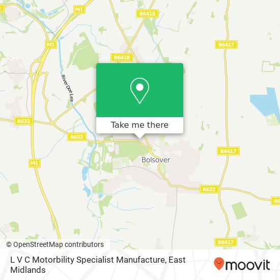 L V C Motorbility Specialist Manufacture map