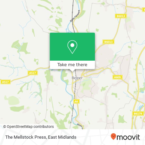The Mellstock Press map