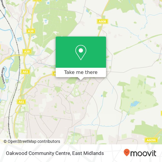 Oakwood Community Centre map