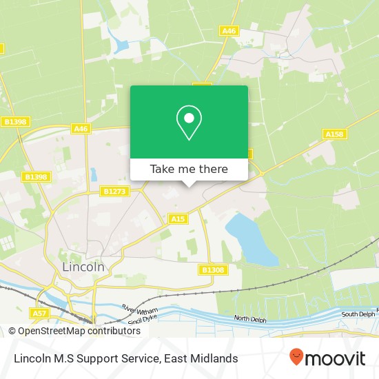 Lincoln M.S Support Service map