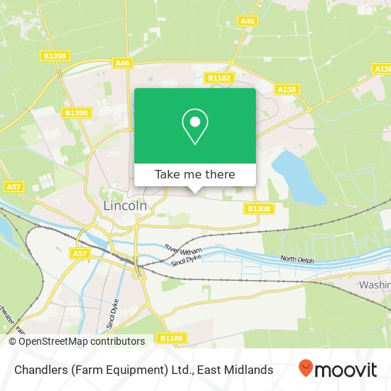 Chandlers (Farm Equipment) Ltd. map