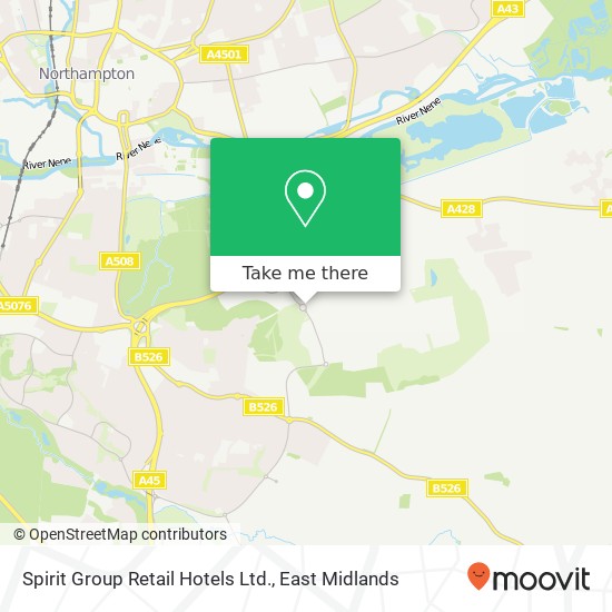 Spirit Group Retail Hotels Ltd. map