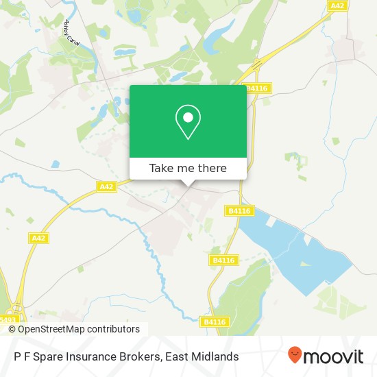P F Spare Insurance Brokers map